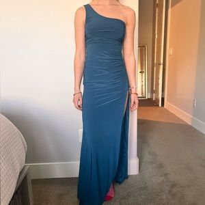 Blue Maxi Windsor Dress